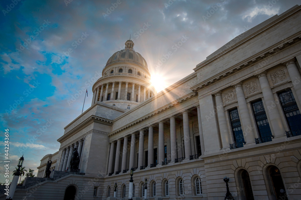 National Capitol Building, Capitolio Nacional de La Habana, a public edifice and one of the most visited sites by tourists in Havana.