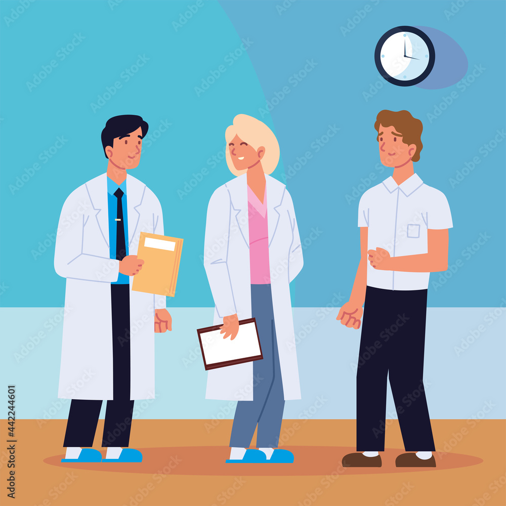 doctors with a patient doctors with a patient