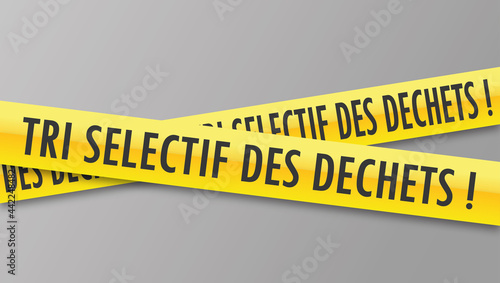 Logo tri sélectif des déchets.