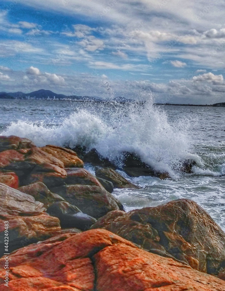 Fototapeta premium Fúria do mar