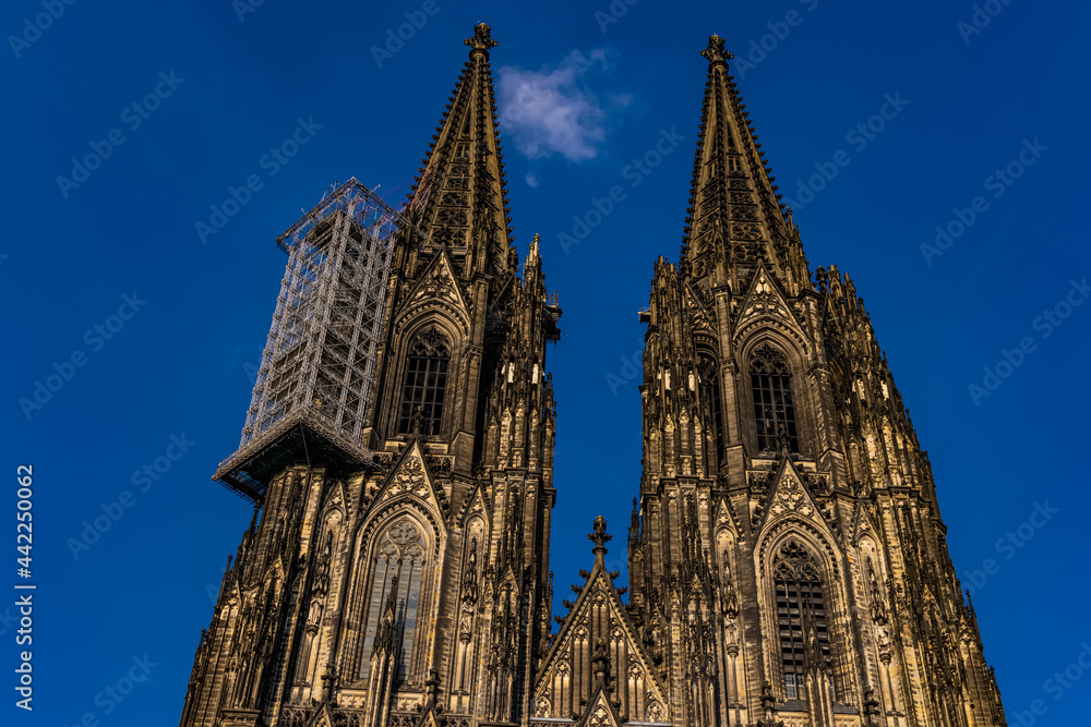 The famous Cathedral of Cologne in the city center - travel photography