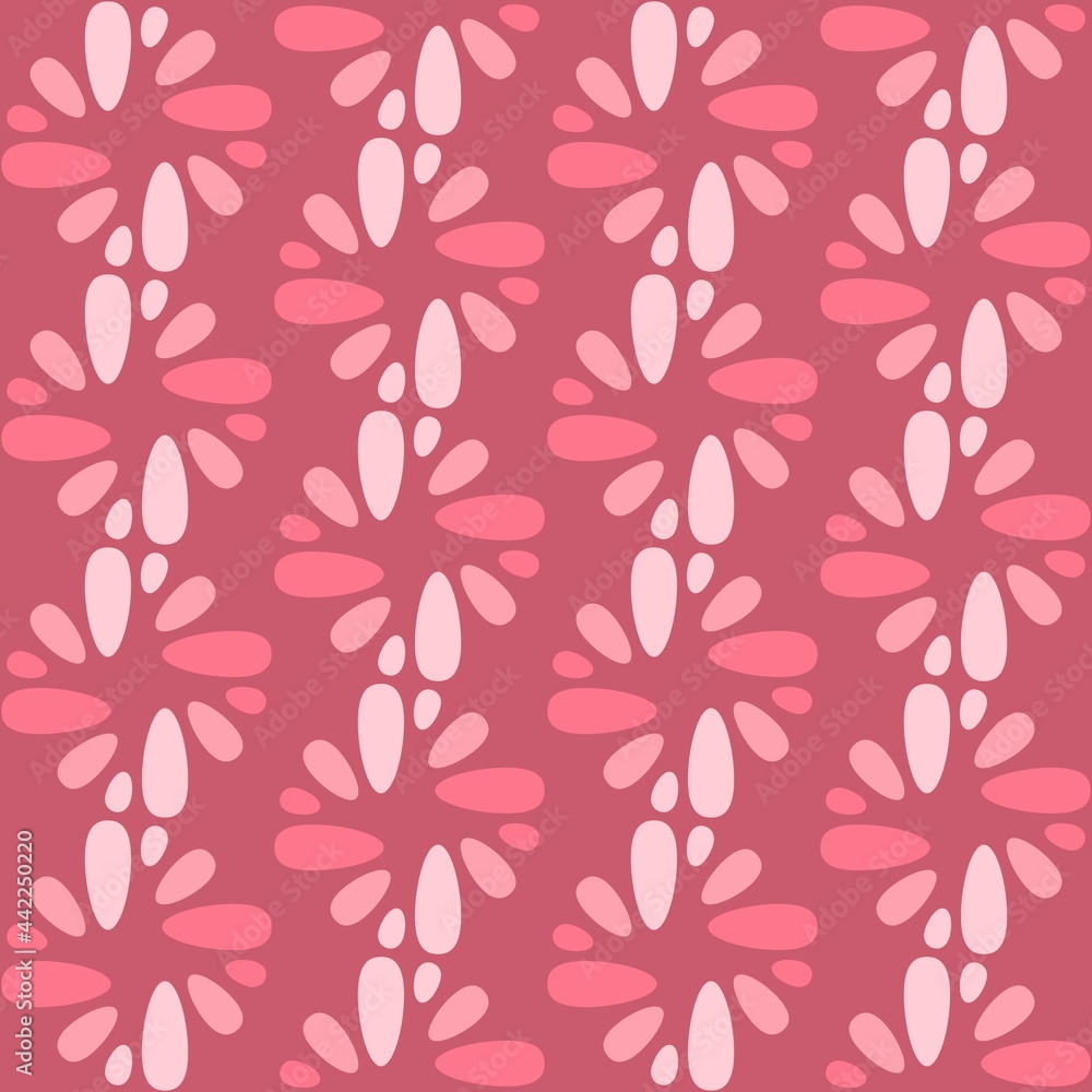 Rounded abstract seamless pattern - retro accent for any surfaces. Rounded abstract seamless pattern - retro accent for any surfaces.