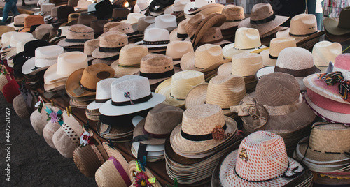 Street stall of mexican hats
