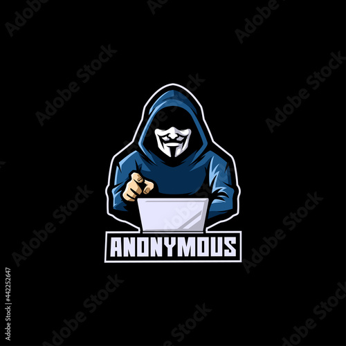 anonim hacker thief computer digital anonymous