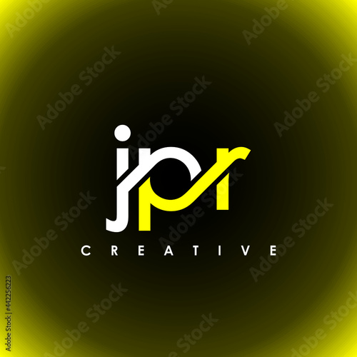 JPR Letter Initial Logo Design Template Vector Illustration photo