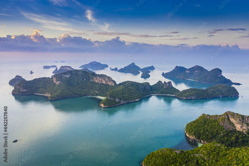 Angthong National Marine Park in the Gulf of Thailand