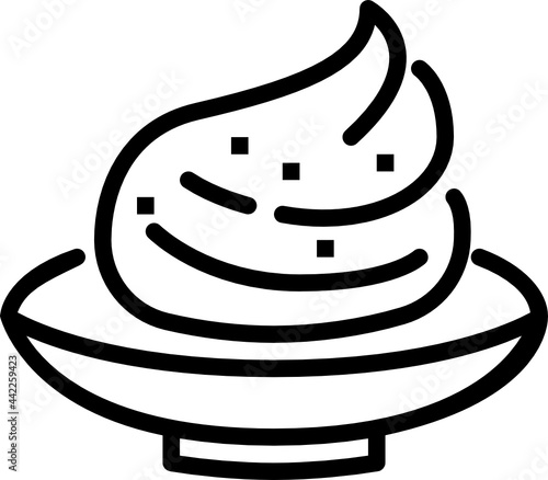 wasabi outline icon