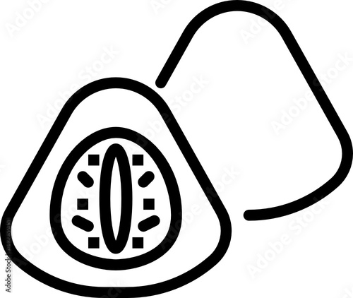 daifuku mochi outline icon