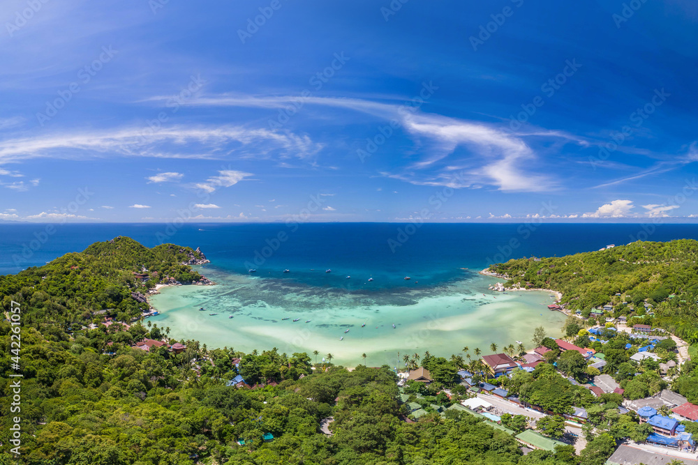 Koh Tao Beach, Thailand, South East Asia, Drone Aerial UAV