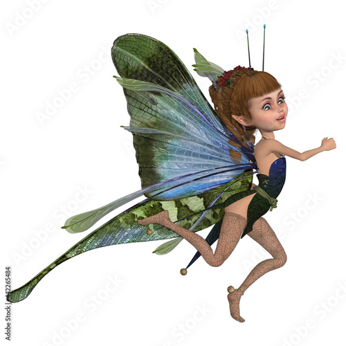 3d illustration of an cute fairytale figure