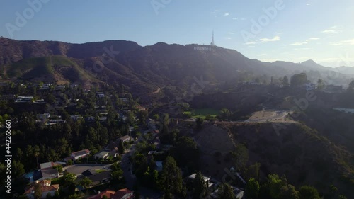 Hollywood Sign Hollywood, Los Angeles, California 4K Aerial Drone Footage
