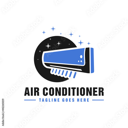 air conditioning repair illustration logo