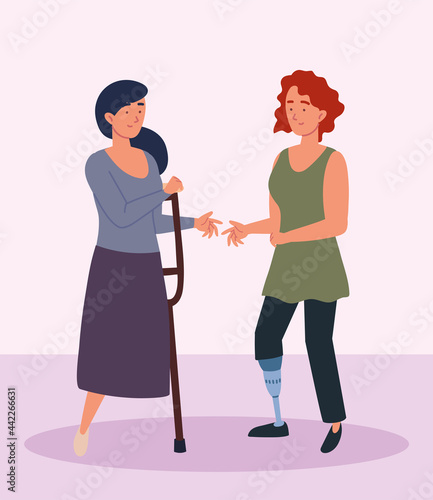 disabled amputee women