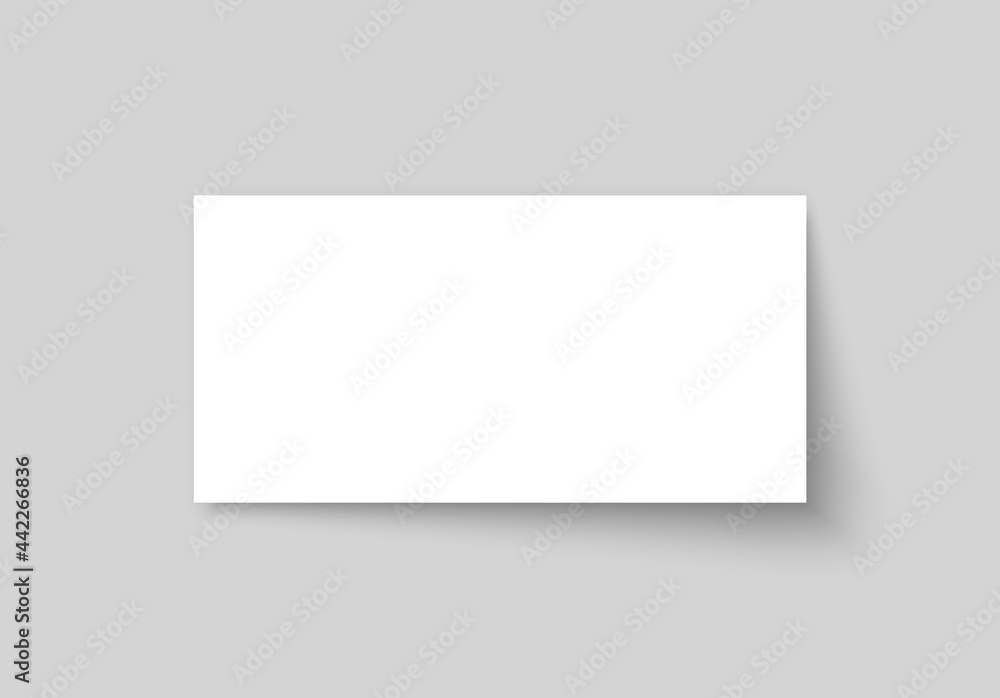 blank landscape paper sheet mockup, leaflet poster brochure isolated on a grey background blank landscape paper sheet mockup, leaflet poster brochure isolated on a grey background