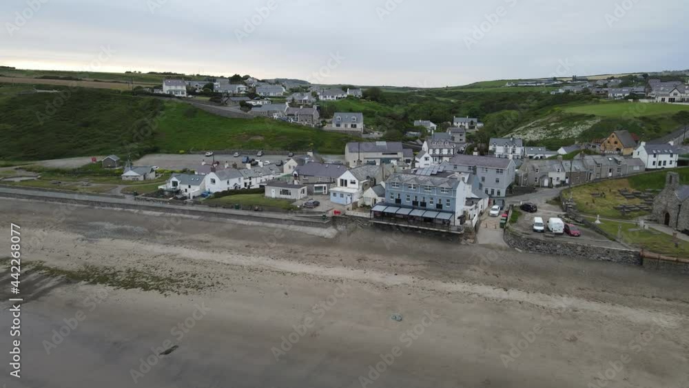 Aberdaron, small village in Wales Aerial image Aberdaron, small village in Wales Aerial image