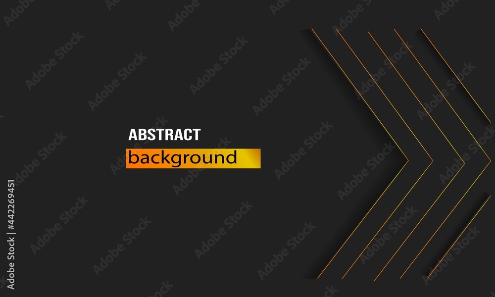 dark background with yellow outline with elegant shadow for banners, social media backgrounds, business card backgrounds, covers,