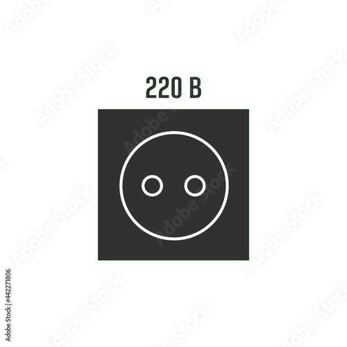 Power socket icon. Electric...