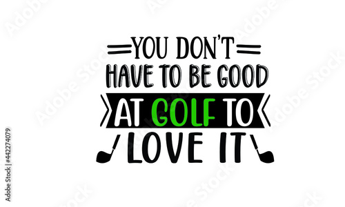 Golf tournament T-shirt Design Template