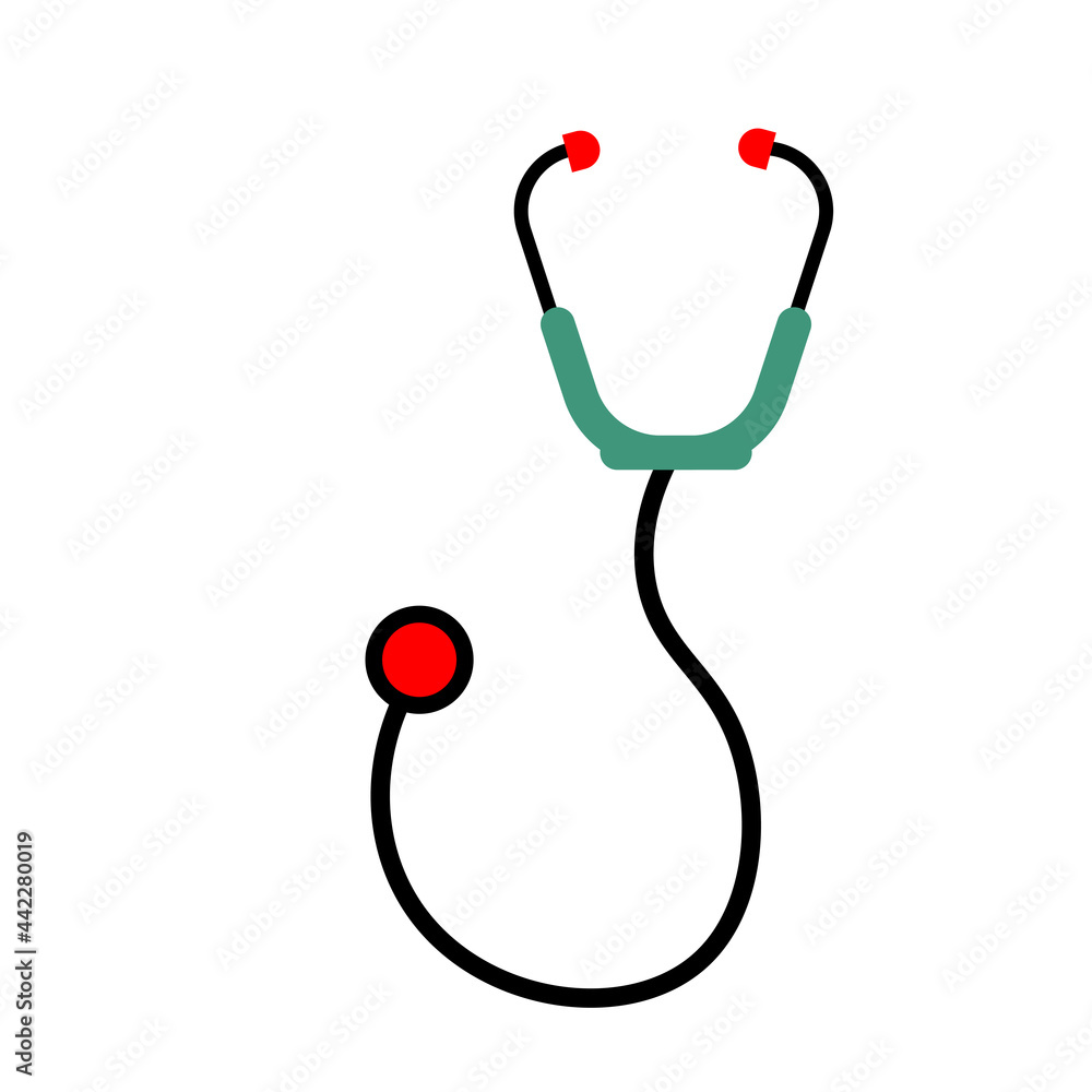 medical stethoscope diagnosis equipment icon medical stethoscope diagnosis equipment icon