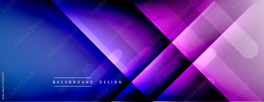 Dynamic lines abstract background. 3D shadow effects and fluid gradients. Modern overlapping forms Dynamic lines abstract background. 3D shadow effects and fluid gradients. Modern overlapping forms