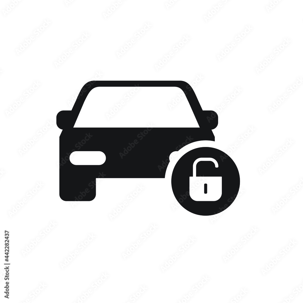 Car security icon design. vector illustration