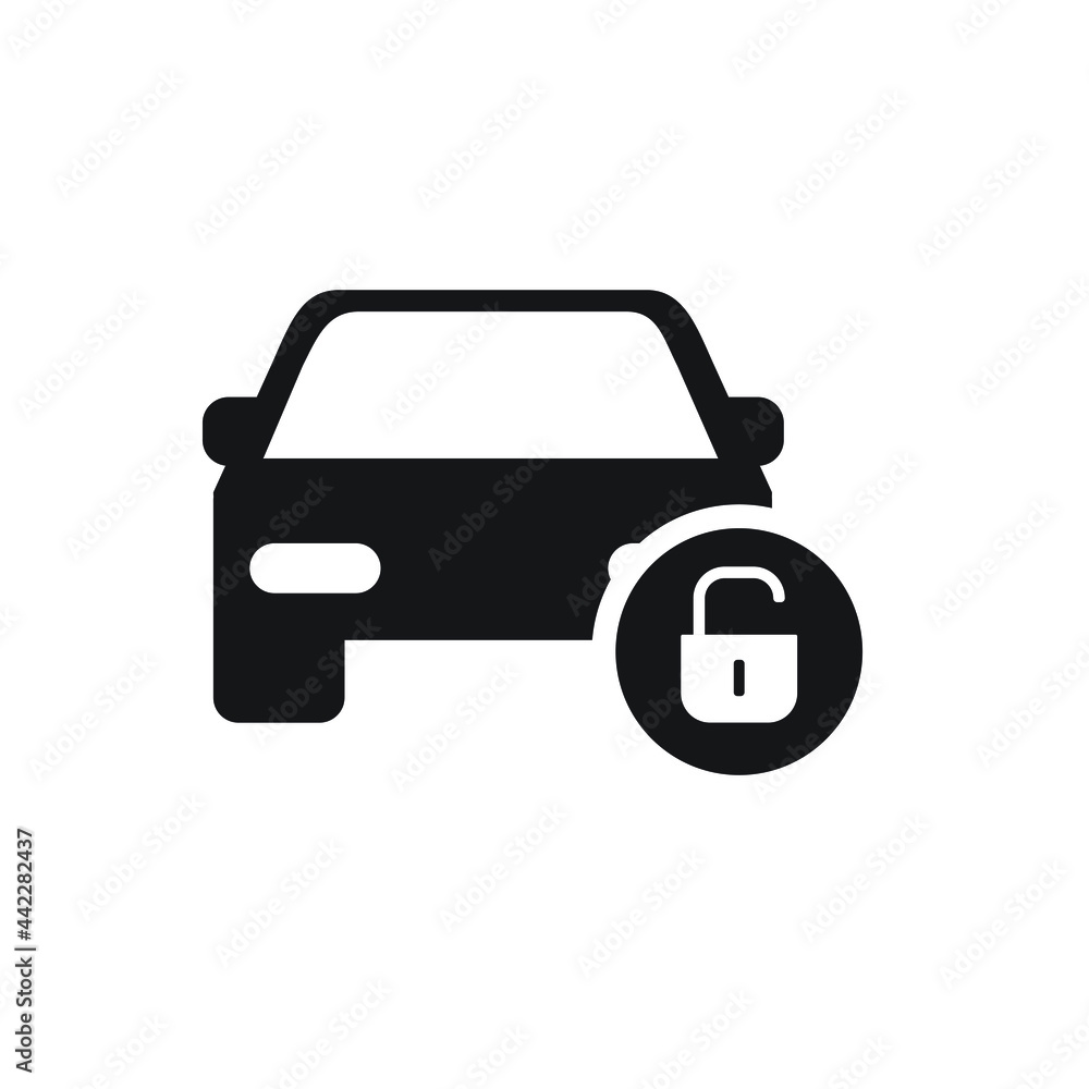 Car security icon design. vector illustration Car security icon design. vector illustration