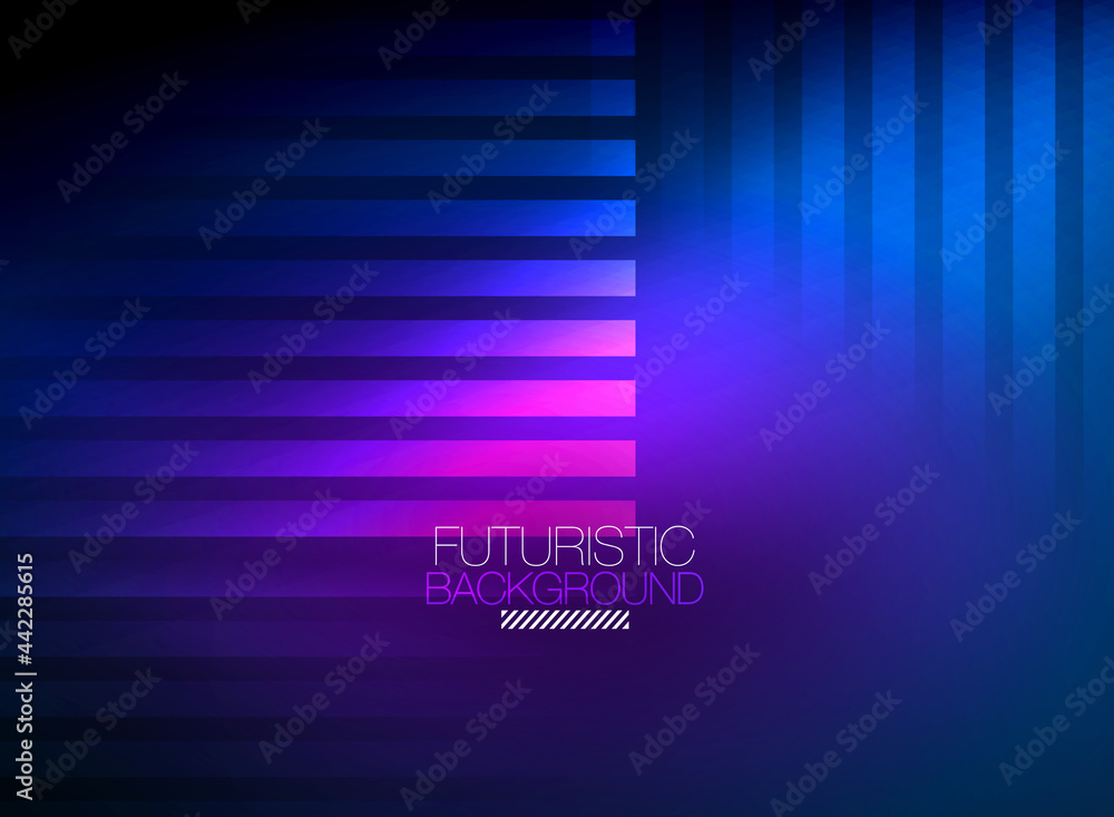 Bright neon color techno abstract background, shiny glowing neon lines in the dark background Bright neon color techno abstract background, shiny glowing neon lines in the dark background