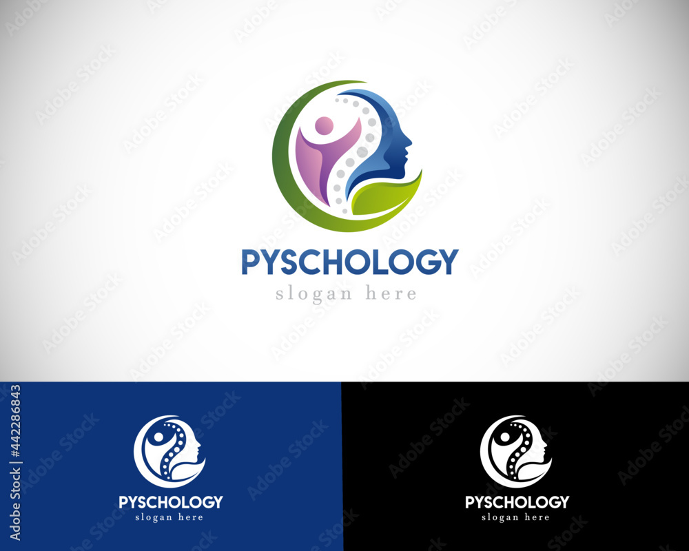 Human think health, spirit and success logo design inspiration Human think health, spirit and success logo design inspiration