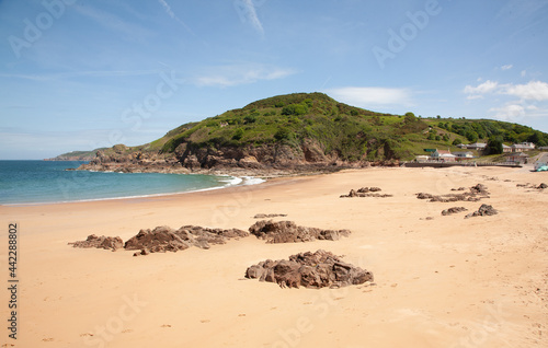 Принти на полотні Cliffsand beach on the Island of Jersey