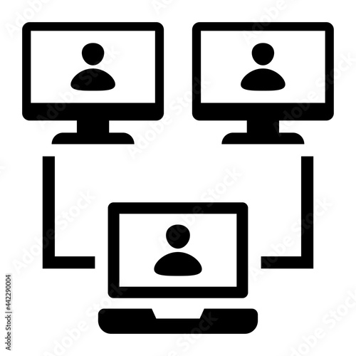 Video Conference is a pack of simple editable icons thematics of Video Conference. Combine different elements to create eye-catching compositions that help you tell a better story for your lan