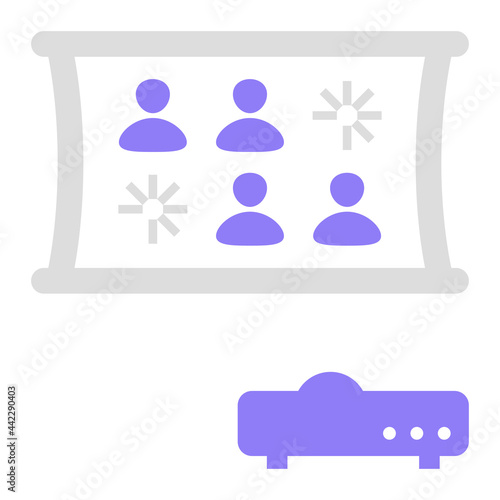 Video Conference is a pack of simple editable icons thematics of Video Conference. Combine different elements to create eye-catching compositions that help you tell a better story for your lan