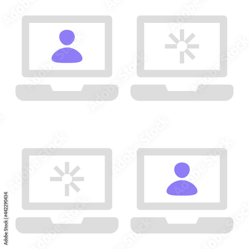 Video Conference is a pack of simple editable icons thematics of Video Conference. Combine different elements to create eye-catching compositions that help you tell a better story for your lan