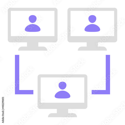 Video Conference is a pack of simple editable icons thematics of Video Conference. Combine different elements to create eye-catching compositions that help you tell a better story for your lan