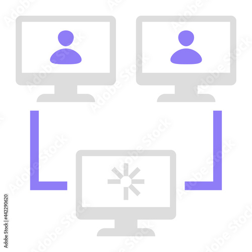 Video Conference is a pack of simple editable icons thematics of Video Conference. Combine different elements to create eye-catching compositions that help you tell a better story for your lan