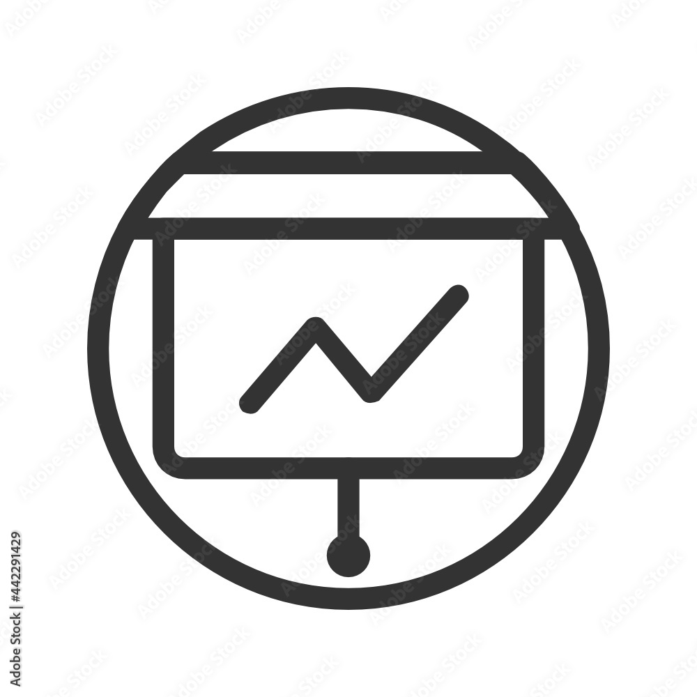 Presentation , Work Office outline icon. Presentation , Work Office outline icon.