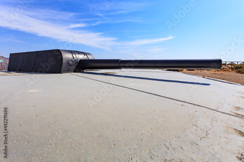 Gun Battery of Castillitos, Spain. Tourist site photo