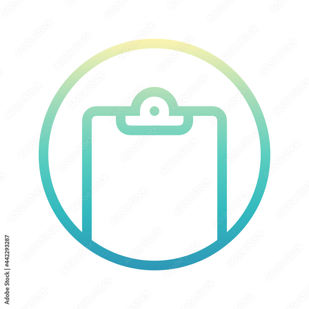 Clipboard , Work Office gradient icon. Clipboard , Work Office gradient icon.