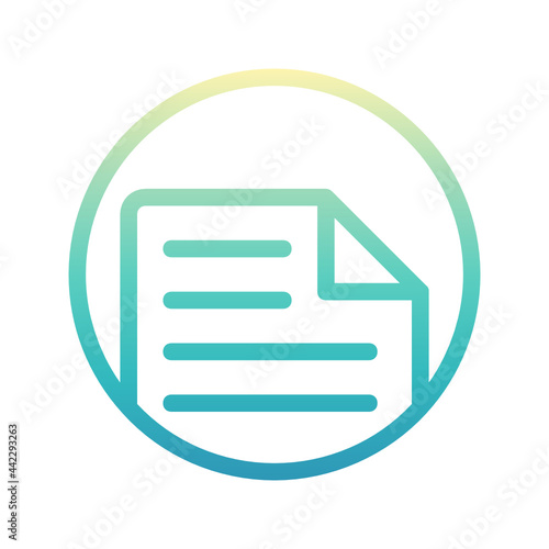 Free Download Document , Work Office gradient icon. - GFXLoad