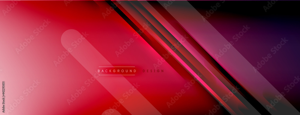 Abstract background - lines composition created with lights and shadows. Technology or business digital template. Trendy simple fluid color gradient abstract background with dynamic Abstract background - lines composition created with lights and shadows. Technology or business digital template. Trendy simple fluid color gradient abstract background with dynamic