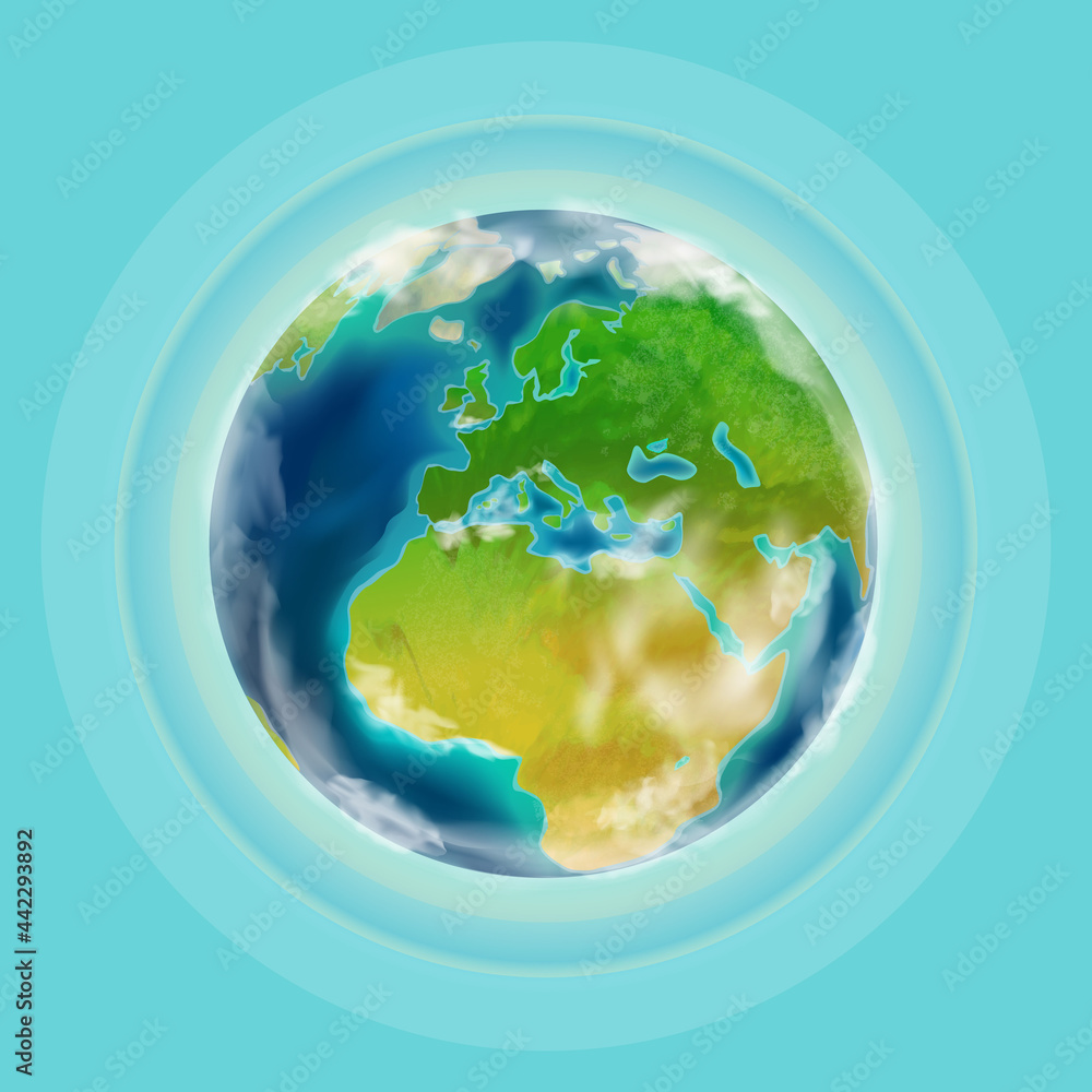 Fototapeta premium Globe planet