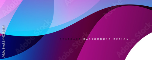 Trendy simple fluid color gradient abstract background with dynamic wave line effect. Vector Illustration For Wallpaper, Banner, Background, Card, Book Illustration, landing page