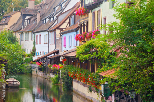 Mittelalterliches Dorf Colmar im Elsass, Frankreich