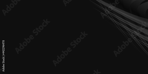 Abstract black background vector © indah