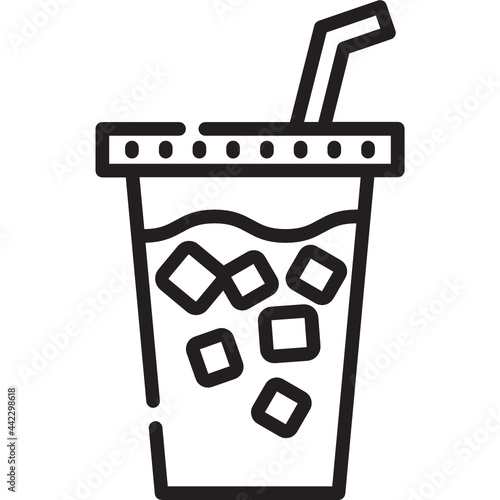 iced coffee icon