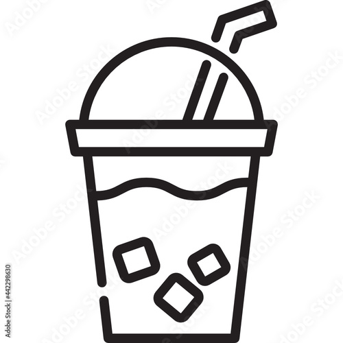 iced coffee icon