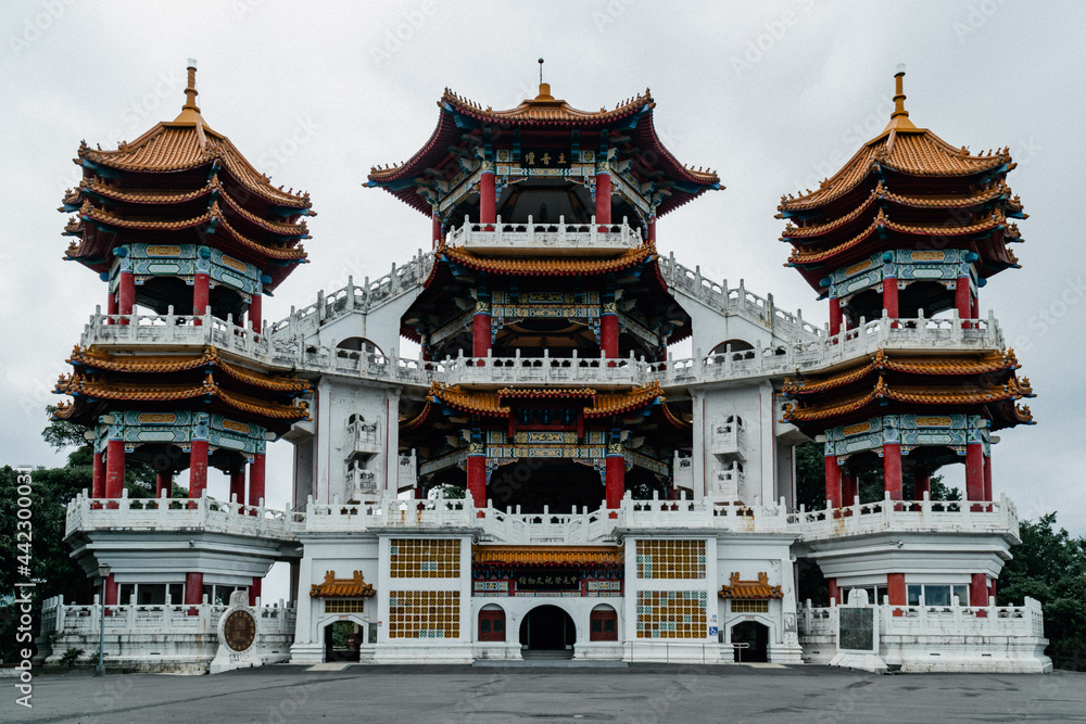 Views of Zhongzheng Park, located on Zhongzheng district, Keelung. The Zhupu altar, located on the top of the hill, is one of the main touristic points of the city Views of Zhongzheng Park, located on Zhongzheng district, Keelung. The Zhupu altar, located on the top of the hill, is one of the main touristic points of the city