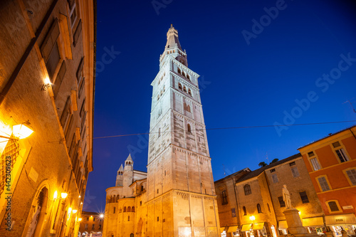 Modena city founded by the Romans historical center Romanesque and Renaissance monuments