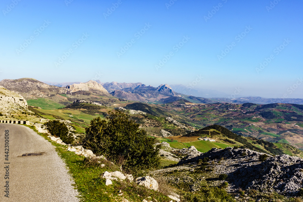 Mountain landscape Torcal de Antequera, Spain Mountain landscape Torcal de Antequera, Spain