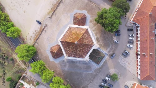 Aerial view of Obidos Sanctuary, Portugal