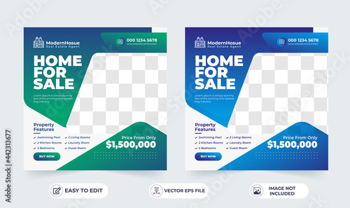 Real estate Instagram social media post web banner